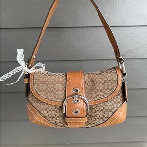 Coach SoHo Flap Signature Jacquard Shoulder Bag
